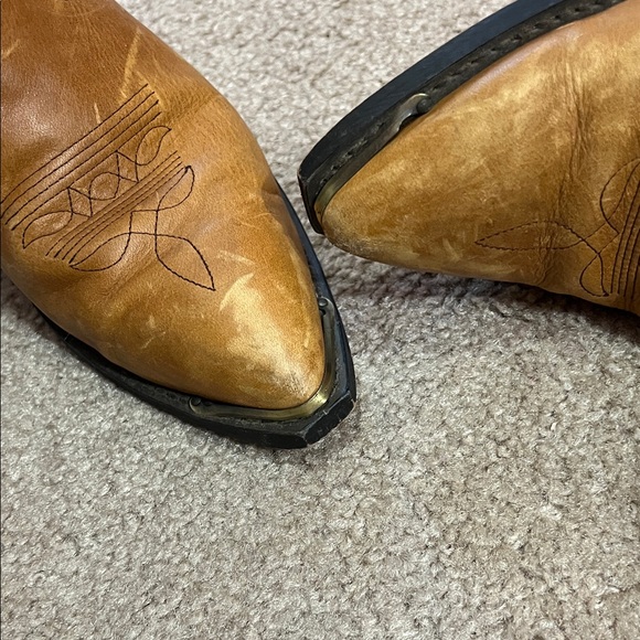 Masterson Boot Co. Brown Embroidered Heeled Boots - Picture 7 of 8
